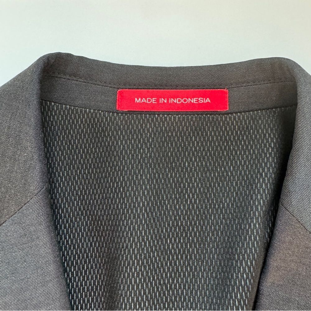 Kenneth Cole Awareness Gray Blazer Awear-Tech Slim Fit Suit Size 34 - Picture 3 of 12